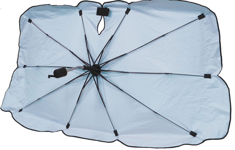 折り畳み傘型サンシェード ブルー/ピンク
